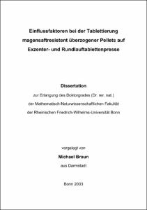 Bonn 1938 braun b dissertation